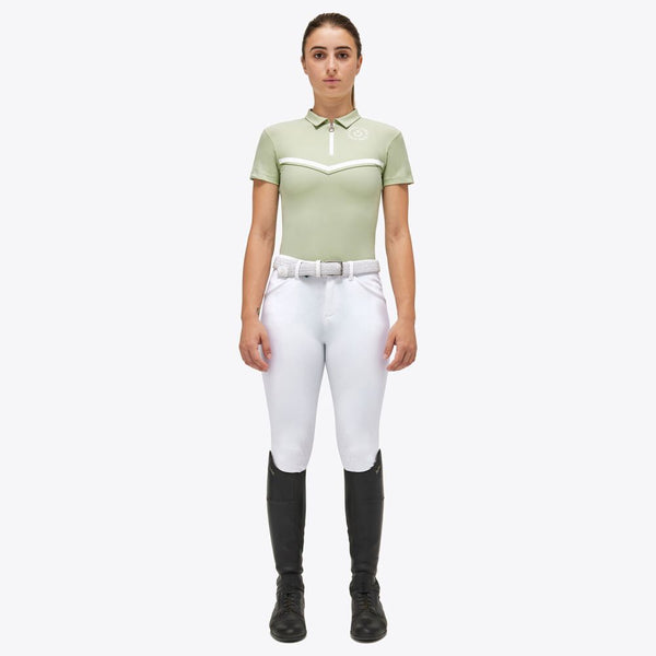Cavalleria Toscana women's s/s Pistachio competition polo
