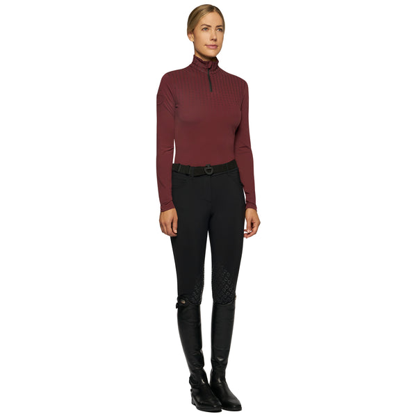 Cavalleria Toscana Jersey Fleece Half Zip Competition Polo