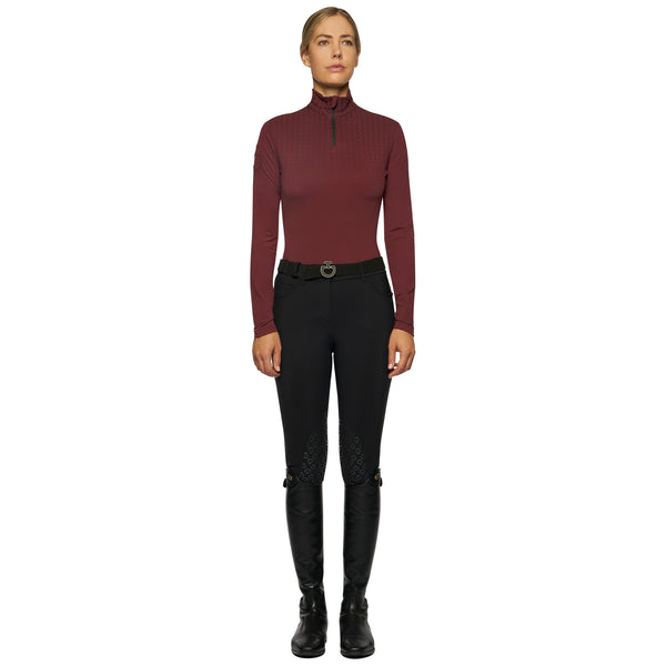 Cavalleria Toscana Jersey Fleece Half Zip Competition Polo