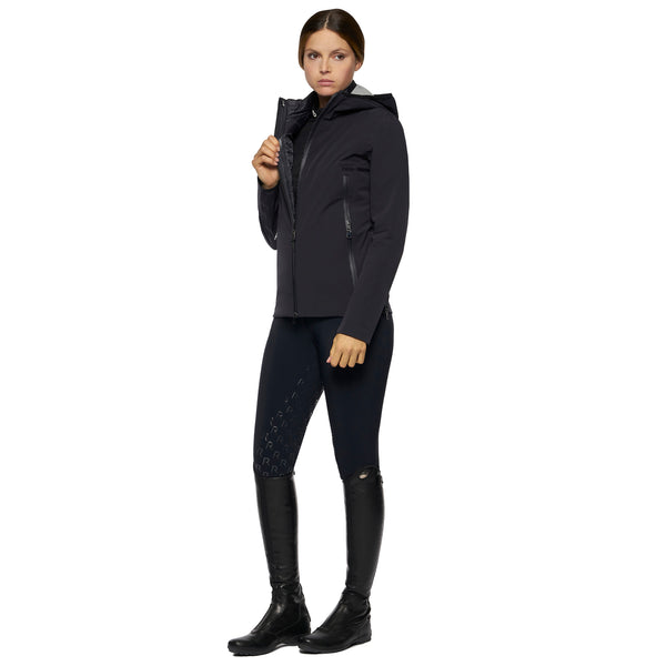 Cavalleria Toscana Women's 3 way performance jacket with detachable vest