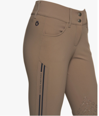 Cavalleria Toscana women's knee patch breeches in four-way stretch.