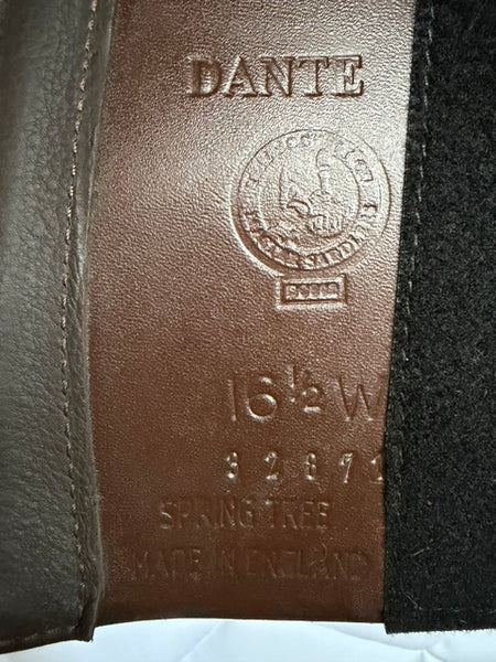 Black Country Dante consignment saddle in chocolate brown