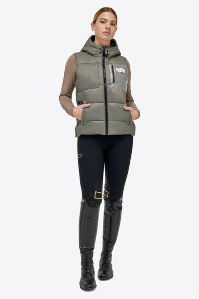 CT Nylon women's RG Quilted Hooded Puffer Vest