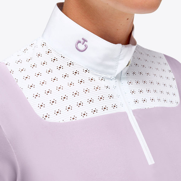 Cavalleria Toscana women's  s/s lilac competition polo