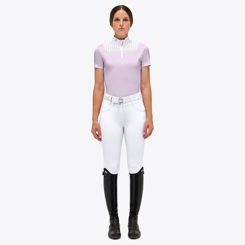 Cavalleria Toscana women's  s/s lilac competition polo